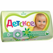 М/Т 'ВЕСНА Детское' крем-мыло регенерирующее (с экстрактом череды) 90г