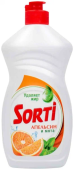 Сорти 400 мл. Сред-во для посуды Апельсин и Мята