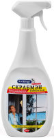 Скрабмен спрей 750мл для Пластиковых Рам и Подоконников