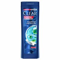 "CLEAR" Шамп. 400мл. Муж. Ледянная  свежесть с ментолом