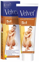 Velvet крем-депилятор 100гр увлажняющий 2в1 с тропич. фруктами