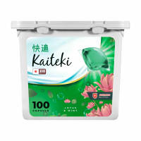 Kaiteki капсулы для стирки 100шт Антибактериал