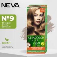 Nevacolor Naturals крем-краска 9 Блондин светлый