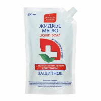 КРАСНАЯ ЛИНИЯ      Жидкое Мыло  500мл.Защитное Дой-пак