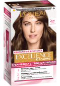 L`OREAL ЭКСЭЛАНС  500   СВЕТЛО - КАШТАНОВЫЙ