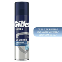 Gillette Гель  д/б 200мл  SERIES Увлажняющий с Какао