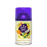 Flower Shop Сменный баллон Освежит.воздуха Цветущее манго и кокос 250 мл.