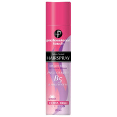 ПРОФ ТАЧ Лак для волос В5  265мл ЭСФ Протеины шелка розовый