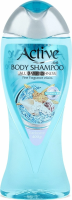 Актив гель для душа 400мл Морской