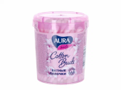 AURA   Ватные  Палочки  100шт   Стакан