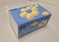 Салфетки бумажные  Flower(цветок) 5-ти слойные 80 шт (180мм х 140мм)