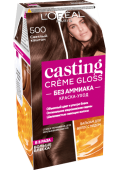 L`OREAL  КАСТИНГ КРЕМ ГЛОСС 500 СВЕТЛЫЙ КАШТАН
