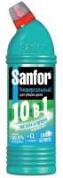 Санфор 750 мл 10в1 универс.чистящее ср-во Морской бриз синий