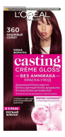 L`OREAL  КАСТИНГ КРЕМ ГЛОСС 360 Вишневый Щербет