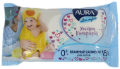 AURA   Влажные Салфетки  Детские 15шт