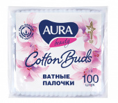 AURA   Ватные  Палочки  100шт   Запаска