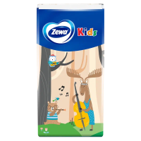 Платочки бумажные Zewa Deluxe KIDS трехслойные