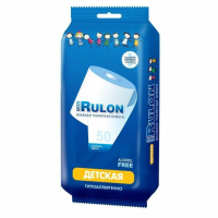 Mon Rulon Влажная Туалетная бумага 50шт Детская