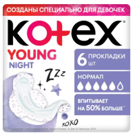 КОТЕКС Прокладки  Ультра   Сетч  Ночь 6шт. YONG