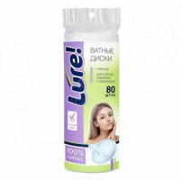 Lure ватные диски 80шт