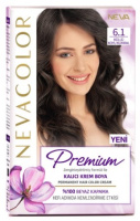 Nevacolor PREMIUM крем-краска 6.1  Темно-пепельный-каштановый