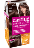 L`OREAL  КАСТИНГ КРЕМ ГЛОСС 412 Какао со льдом