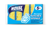 Губки для посуды Novax крупнопористые 5шт