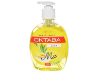 ПЕРВЫЙ СНЕГ Жид. Мыло ОКТАВА 300мл  Дыня  дозатор