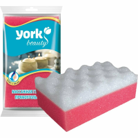 ЙОРК  губка д/тела массаж Прямоугольная