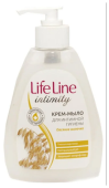 .Жидкое крем-мыло интимное 'LIFE LINE' Овсяное молочко 280мл