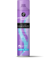 ПРОФ ТАЧ Лак для волос В5  265мл СФ Коллаген фиолетовый