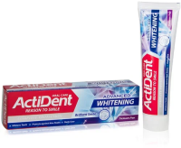 Актидент зубная паста 130мл Отбеливающая