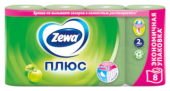 Туалетная бумага "Zewa Плюс" 2-х сл. 8 шт. Яблоко