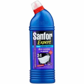 Санфор 750 мл."Expert 2в1"чист.ср-во д/ВАНН и душа Лимон свежесть СИН
