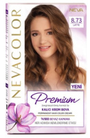 Nevacolor PREMIUM крем-краска 8.73  Латте