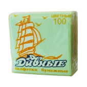 Салфетки Дивные 100 шт Зеленые