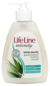 .Жидкое крем-мыло интимное 'LIFE LINE' Алоэ вера 280мл