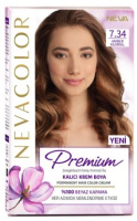 Nevacolor PREMIUM крем-краска 7.34 Янтарь