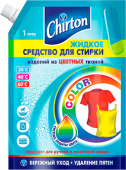 ЧИРТОН Жидкий порошок  (пакет) д/Цветных тканей   1000мл