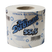 Туалетная бумага Дивная 55,5 м Белая с Втулкой