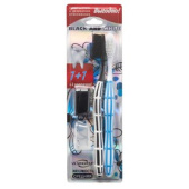 VILSEN ЗУБНАЯ щетка  ЧЕРНАЯ и БЕЛАЯ (наб. 2щет+2кол) "Vilsen brush"(сред.жест)