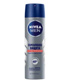 NIVEA Део-Спрей 150 мл. (МУЖ) Серебрянная защита  