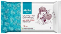 AMRA  Влаж салфетки освежающие 72шт Детские