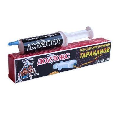 Дохлокс Гель-шприц Панацея от тараканов  30 г фото в интернет-магазине KUTAVA