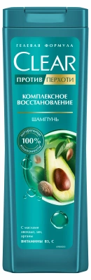 "CLEAR" Шамп. 400мл. Жен. Комплексное Восстановление фото в интернет-магазине KUTAVA