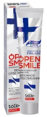 ЗП TOLK Open smile TRADITIONS OF FINLAND 100мл бережное отбеливание фото в интернет-магазине KUTAVA