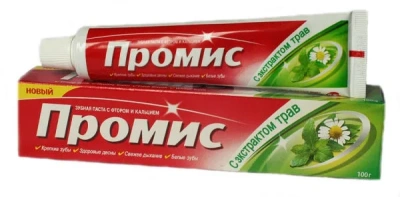 Промис зубная паста 100мл Травы фото в интернет-магазине KUTAVA