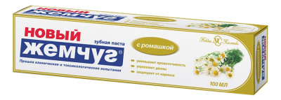 Зуб.паста Жемчуг Новый   Ромашка 100мл фото в интернет-магазине KUTAVA