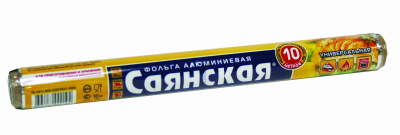 Фольга алюминиевая Саянская 11мкр 10м фото в интернет-магазине KUTAVA