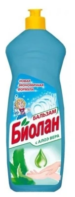 "Биолан" 900 мл. Сред-во для посуды Бальзам алоэ Вера фото в интернет-магазине KUTAVA